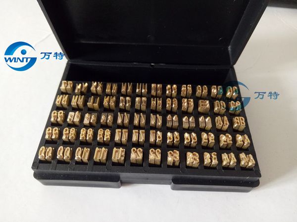 2*3*15mm stamping letters thermal ribbon printing alphabet font for expiration coding machine date code printer
2*3*15mm stamping letters thermal ribbon printing alphabet font for expiration coding machine date code printer