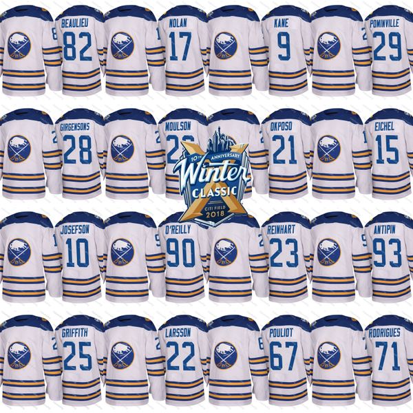 2018 Winter Classic Victor Antipin Evan Rodrigues Benoit Pouliot Kyle Okposo Ryan O'Reilly Nolan Matt Moulson Buffalo Sabres Jersey
2018 Winter Classic Victor Antipin Evan Rodrigues Benoit Pouliot Kyle Okposo Ryan O'Reilly Nolan Matt Moulson Buffalo Sabres Jersey