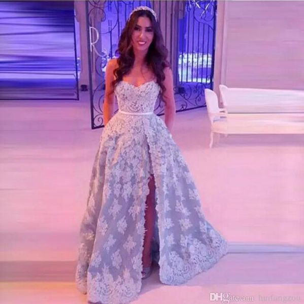 sweetheart neck prom dress a line lace applique sashes sweep train evening gown sleeveless luxury party dress, Black
sweetheart neck prom dress a line lace applique sashes sweep train evening gown sleeveless luxury party dress, Black