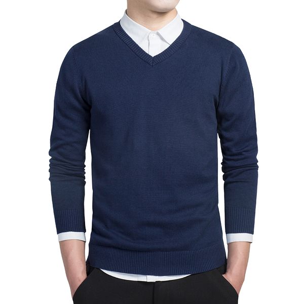 wholesale- 2016 autumn winter men's casual sweater slim fit cotton v-neck pullover men quality knitted solid sweaters asian size -xxxl, White;black
wholesale- 2016 autumn winter men's casual sweater slim fit cotton v-neck pullover men quality knitted solid sweaters asian size -xxxl, White;black