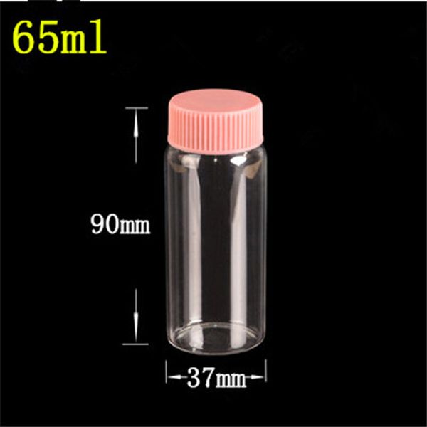 wholesale- 37*90*24mm 65ml glass jars with plastic cap transparent empty glass bottles jars containers 12pcs/lot
wholesale- 37*90*24mm 65ml glass jars with plastic cap transparent empty glass bottles jars containers 12pcs/lot