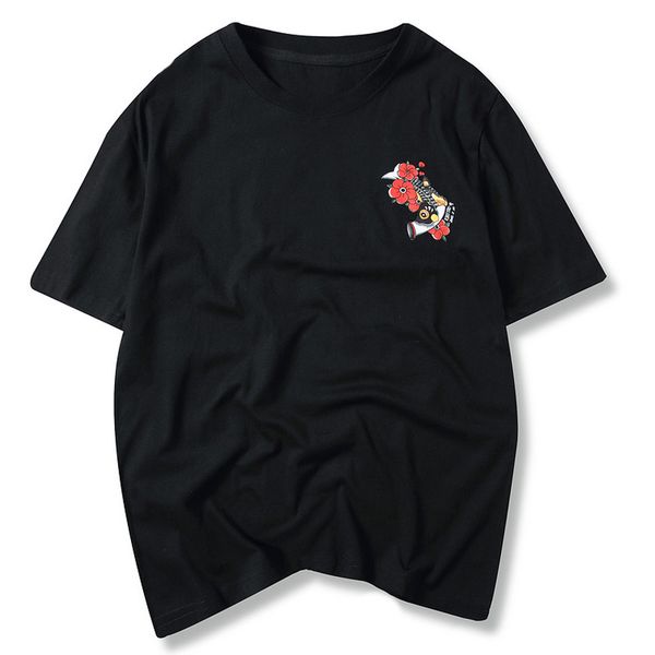 t-shirt piece streetwear printing mens loose home oversize one cotton japanese men short sleeve t-shirts summer qraxk, Black
t-shirt piece streetwear printing mens loose home oversize one cotton japanese men short sleeve t-shirts summer qraxk, Black