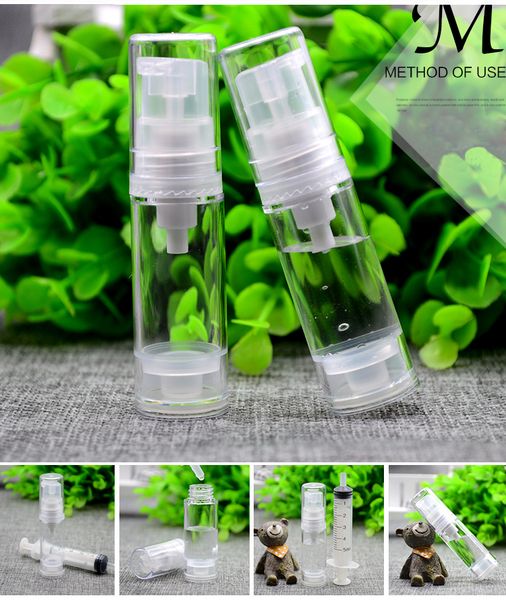 5ml 10ml 15ml empty clear airless vacuum cream lotion bottle - refillable sample perfume bottles - travel cosmetic packaging bottle
5ml 10ml 15ml empty clear airless vacuum cream lotion bottle - refillable sample perfume bottles - travel cosmetic packaging bottle