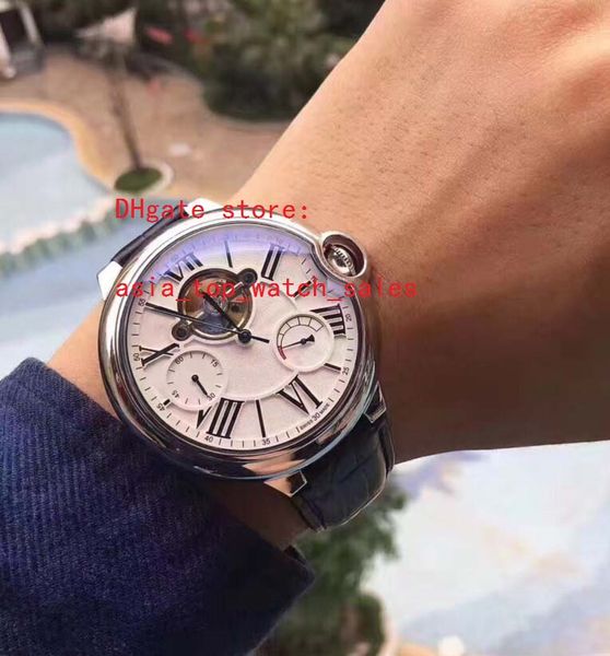 latest version super calibre automatic watch steel white dial power reserve mens watches wristwatches, Slivery;brown
latest version super calibre automatic watch steel white dial power reserve mens watches wristwatches, Slivery;brown