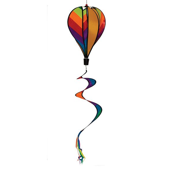 11*55 Inch Rainbow Stripe Hot Air Balloon Wind Spinner Includes Curlie Tail Colorful Kinetic Hanging Decoration 10pcs/lot DEC275
11*55 Inch Rainbow Stripe Hot Air Balloon Wind Spinner Includes Curlie Tail Colorful Kinetic Hanging Decoration 10pcs/lot DEC275