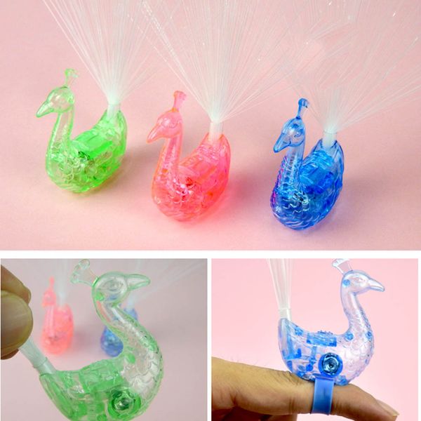 wholesale- 1pc peacock finger light colorful led light-up rings party gadgets kids party gift color random
wholesale- 1pc peacock finger light colorful led light-up rings party gadgets kids party gift color random