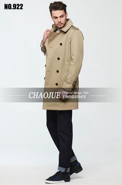 the spring and autumn period and the han edition men fashion boutique british double-breasted trench coat / s-6xl, Black
the spring and autumn period and the han edition men fashion boutique british double-breasted trench coat / s-6xl, Black