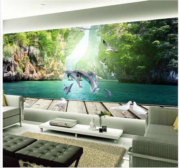 fresh dolphin playing water wood guilin landscape 3d background wall wallpaper for walls 3 d for living room
fresh dolphin playing water wood guilin landscape 3d background wall wallpaper for walls 3 d for living room