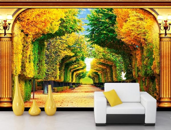 classic 3d european style 3d landscape with green forest mural wall papers for tv backdrop
classic 3d european style 3d landscape with green forest mural wall papers for tv backdrop