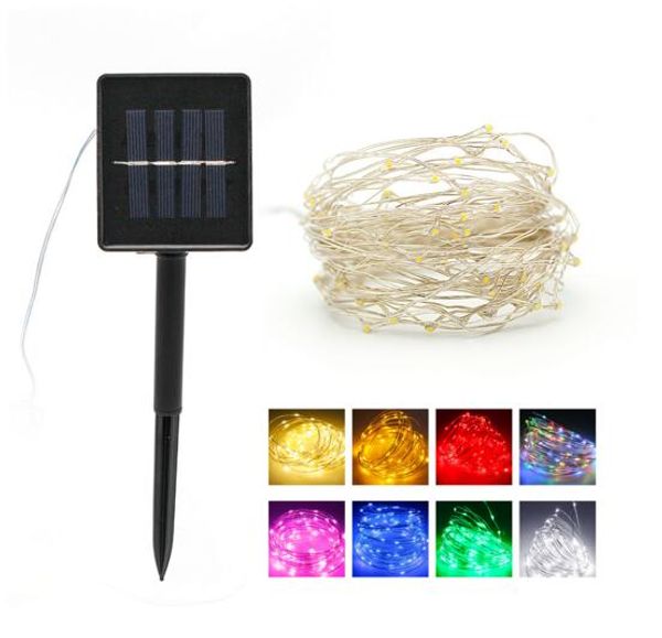 led 10m 100 led solar lamps waterproof copper wire fairy string lights 4.5v for outdoor garden christmas holiday party decoration
led 10m 100 led solar lamps waterproof copper wire fairy string lights 4.5v for outdoor garden christmas holiday party decoration