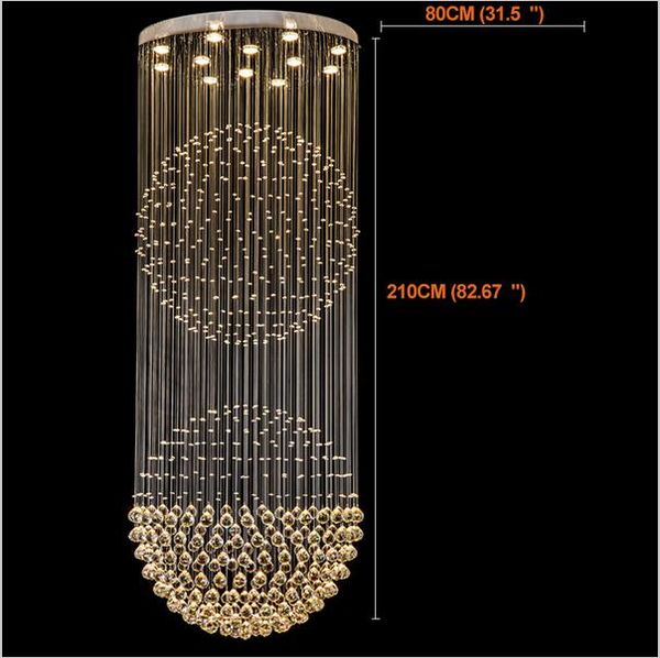 modern raindrop led crystal chandelier light stair pendant lighting fixtures for l villa home decoration
modern raindrop led crystal chandelier light stair pendant lighting fixtures for l villa home decoration