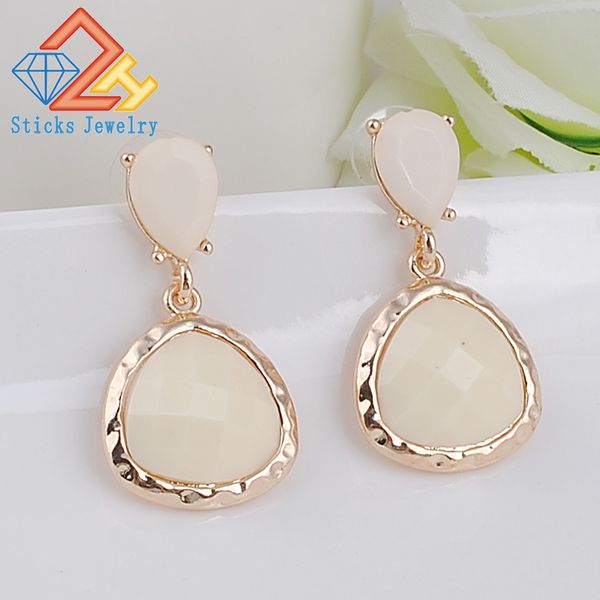 women fashion gold plating stud earring charm dangle earrings gifts (color:creamy-white/yellow, Silver
women fashion gold plating stud earring charm dangle earrings gifts (color:creamy-white/yellow, Silver