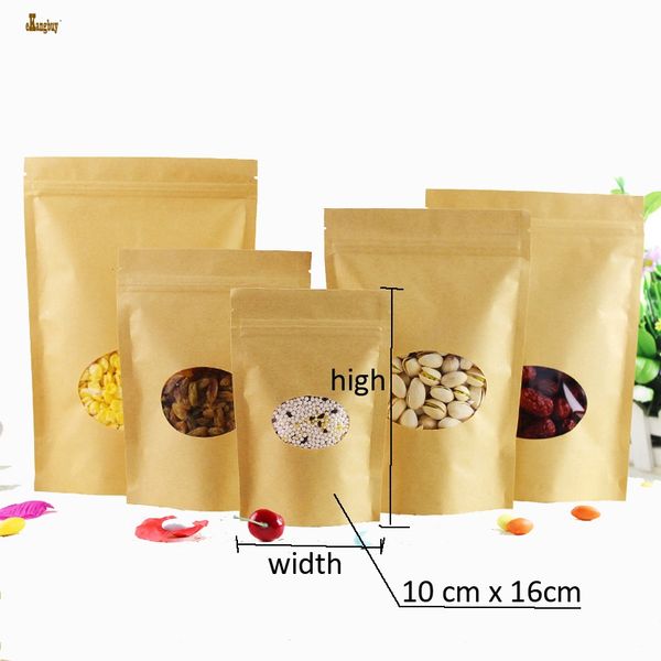 100pcs/lot 8 sizes kraft paper packaging bag transparant round windows stand up zipper packing bags zip lock retailer package
100pcs/lot 8 sizes kraft paper packaging bag transparant round windows stand up zipper packing bags zip lock retailer package