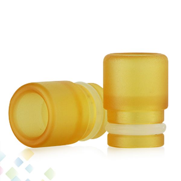 

Newest PEI Drip Tip 510 PEI Plastic Raw Material Wide Bore 9.5mm Diameter MouthPiece E Cigarette Fit 510 Atomizers DHL Free