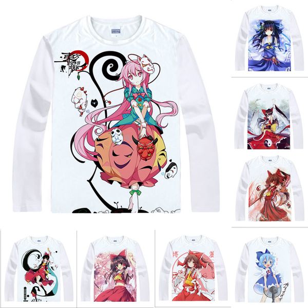 anime shirt lotus land story t-shirts multi-style long sleeve remilia scarlet izayoi sakuya cosplay motivs kawaii shirts, White;black
anime shirt lotus land story t-shirts multi-style long sleeve remilia scarlet izayoi sakuya cosplay motivs kawaii shirts, White;black
