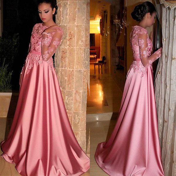 jewel neckline a-line evening dresses with lace appliques dark pink satin long sleeves prom dress vestidos de festa curto, Black
jewel neckline a-line evening dresses with lace appliques dark pink satin long sleeves prom dress vestidos de festa curto, Black