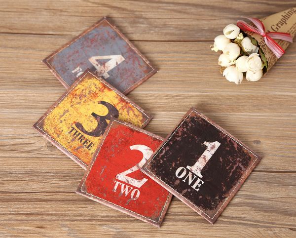 wholesale-linkwell set of 4 10x10cm vintage colourful number figure black one pu leather bar table cup holder drink placemat mat
wholesale-linkwell set of 4 10x10cm vintage colourful number figure black one pu leather bar table cup holder drink placemat mat