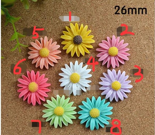 100pcs 26mm diy phone case accessories sunflower daisies children hair rope resin material resin flower accessories, Blue;slivery
100pcs 26mm diy phone case accessories sunflower daisies children hair rope resin material resin flower accessories, Blue;slivery
