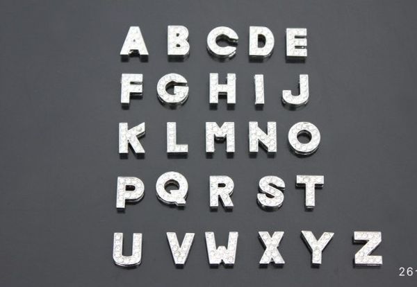 130pcs/lot 8mm a-z full rhinestones bling slide letters diy alphabet accessories fit for 8mm leather bracelet wristband, Bronze;silver
130pcs/lot 8mm a-z full rhinestones bling slide letters diy alphabet accessories fit for 8mm leather bracelet wristband, Bronze;silver
