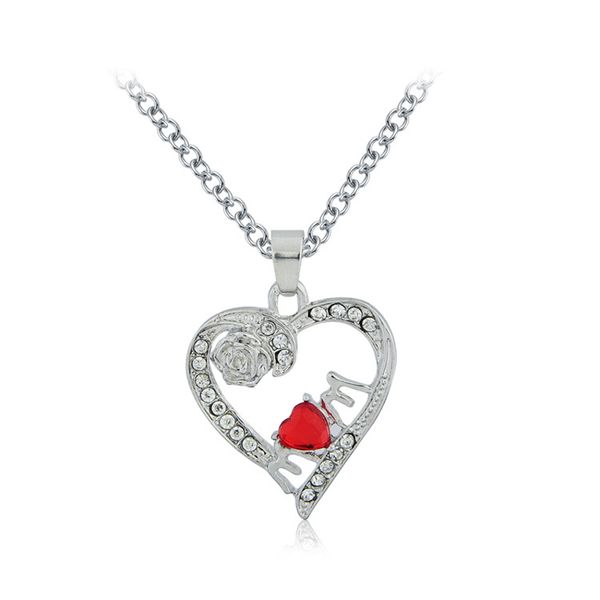 wholesale fashion korean mother love "mom" crystal pendant necklace mother's day gifts sweater chain necklaces jewelry for wo, Silver
wholesale fashion korean mother love "mom" crystal pendant necklace mother's day gifts sweater chain necklaces jewelry for wo, Silver