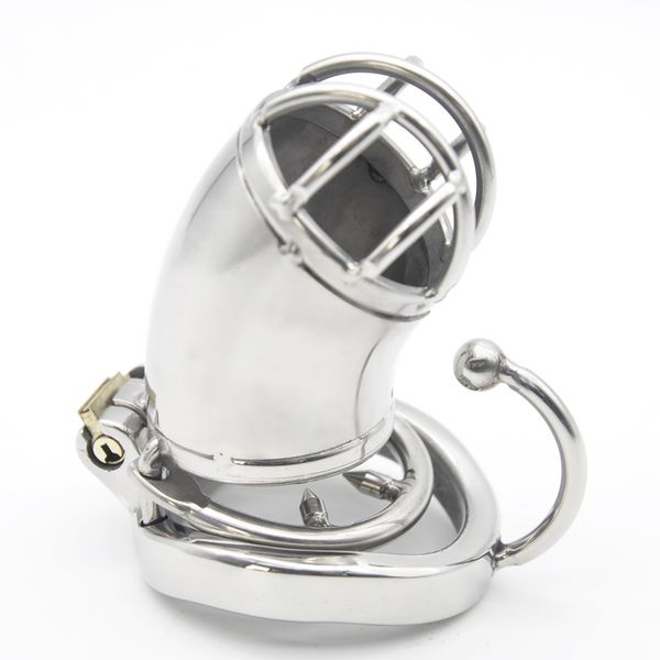 stainless chastity with arc large devices steel cage ring male c272-1 base