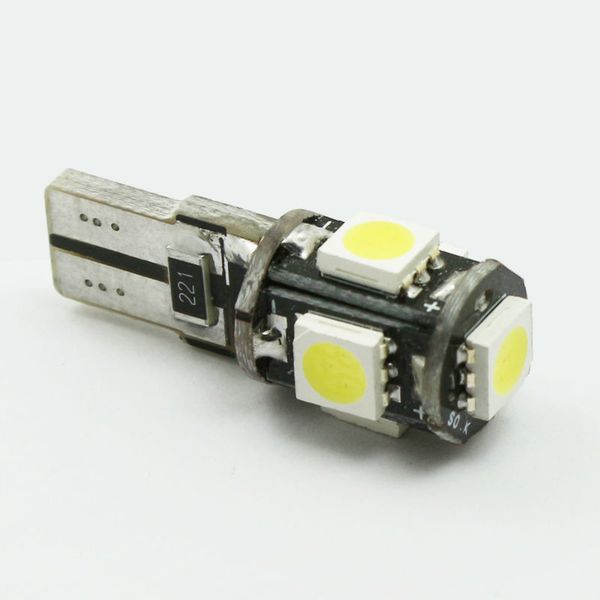 300pcs/lot t10 5 smd 5050 led canbus error car lights w5w 194 5smd light bulbs no obc error white blue yellow
300pcs/lot t10 5 smd 5050 led canbus error car lights w5w 194 5smd light bulbs no obc error white blue yellow