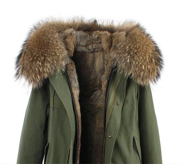 jazzevar brand brown furs trim grass rabbit fur lined canvas army green mini parka snow furs parka real rabbit fur lined coats, Black
jazzevar brand brown furs trim grass rabbit fur lined canvas army green mini parka snow furs parka real rabbit fur lined coats, Black