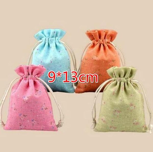 100pcs new 9*13cm flower countryside linen bag sack jewelry bags beads wedding party candy beads christmas gift bags, Pink;blue
100pcs new 9*13cm flower countryside linen bag sack jewelry bags beads wedding party candy beads christmas gift bags, Pink;blue
