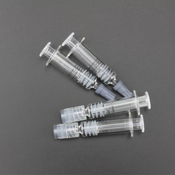 2018 Kush bottles 1ML Luer Lock Glass Syringe glass with measurement mark tip For Oil Cartridge Glass cartridge thick oil Tank Clear Color
2018 Kush bottles 1ML Luer Lock Glass Syringe glass with measurement mark tip For Oil Cartridge Glass cartridge thick oil Tank Clear Color