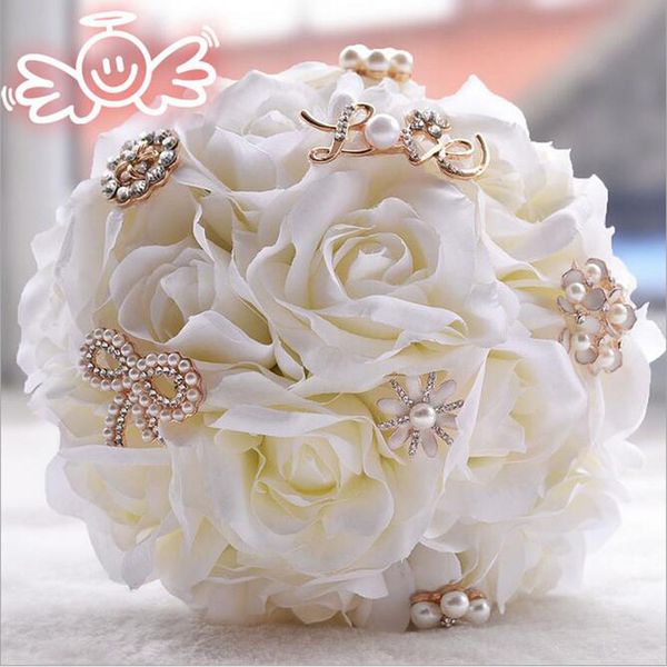 gorgeous ivory silk flowers wedding bouquet pearls brooch crystal bouquet wedding flowers bridal bouquets wedding accessories
gorgeous ivory silk flowers wedding bouquet pearls brooch crystal bouquet wedding flowers bridal bouquets wedding accessories
