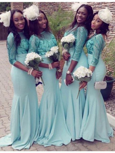 water blue long 3/4 sleeves scoop beads sequins mermaid black girl plus size bridesmaid formal dress floor length long dresses, White;pink
water blue long 3/4 sleeves scoop beads sequins mermaid black girl plus size bridesmaid formal dress floor length long dresses, White;pink