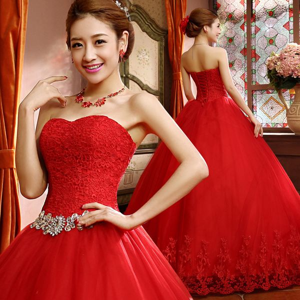 new arrival red wedding dresses glamorous appliques ball gown formal dress white/ivory sweetheart vestidos de novia bridal gown
new arrival red wedding dresses glamorous appliques ball gown formal dress white/ivory sweetheart vestidos de novia bridal gown