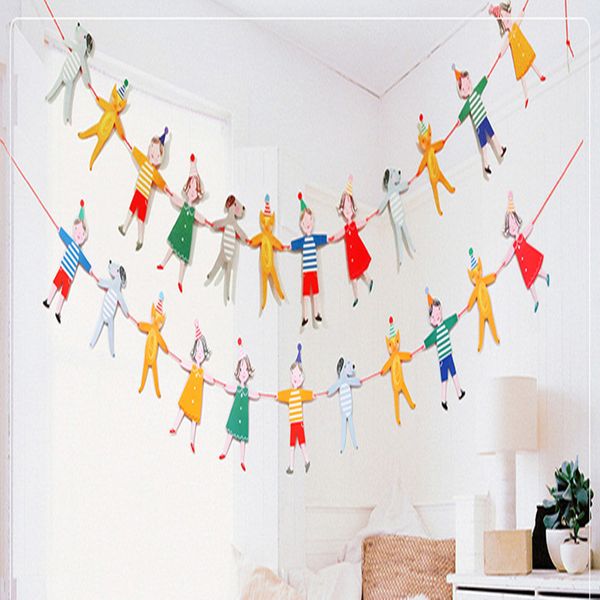 wholesale- 12 pcs/ lot cute happy boys girls and animals flags and banners festive party supplies birthday party garland home decoration
wholesale- 12 pcs/ lot cute happy boys girls and animals flags and banners festive party supplies birthday party garland home decoration