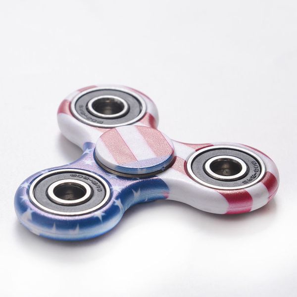 

Hot Sales Tri Spinner Fingertip Gyro Camouflage Gyro Toys Spiner Hand Finger For EDC ADHD Autism Anti Stress Toys