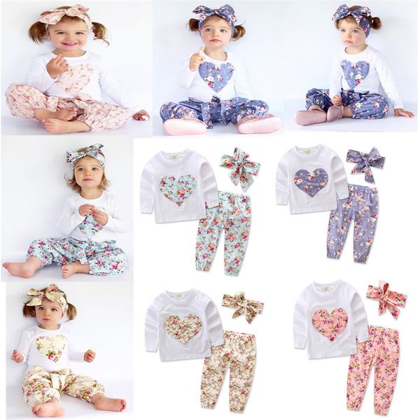 ins newborn floral heart three pieces long sleeve pant+bow headband autumn clothing for girl kids sets, White
ins newborn floral heart three pieces long sleeve pant+bow headband autumn clothing for girl kids sets, White