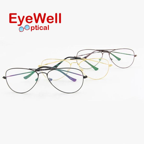 wholesale- fashion optical frame eyewear classic double bridges eyeglasses, Silver