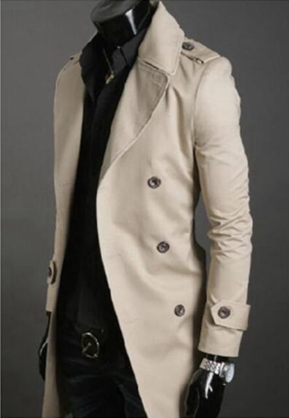 man winter in europe and the han edition style of high-grade fine dust coat with a double-breasted coat lapels / m-2xl, Black
man winter in europe and the han edition style of high-grade fine dust coat with a double-breasted coat lapels / m-2xl, Black