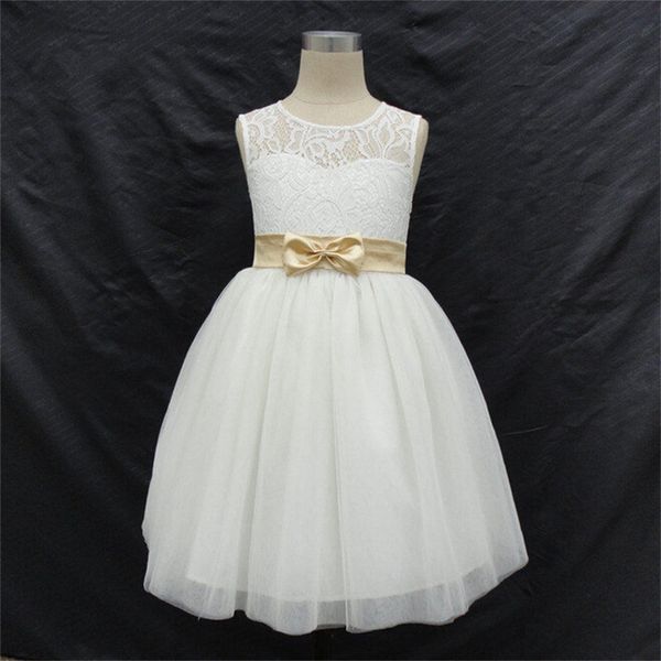 latest flower girl dresses with bow keyhole back wedding party communion pageant dress for little girls kids/children dress, White;blue
latest flower girl dresses with bow keyhole back wedding party communion pageant dress for little girls kids/children dress, White;blue