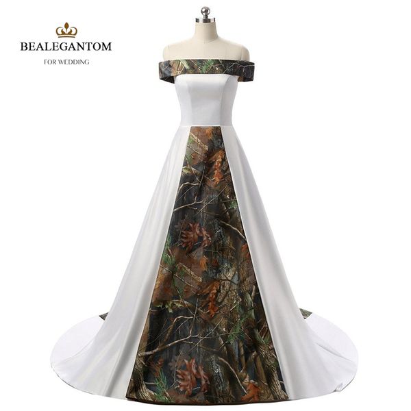 2017 elegant strapless white and camouflage wedding dresses long satin camo wedding party bridal gowns qc135
2017 elegant strapless white and camouflage wedding dresses long satin camo wedding party bridal gowns qc135