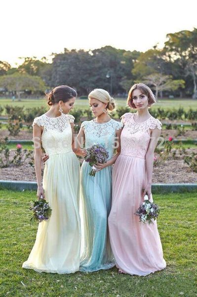 2017 new summer chiffon lace sheer o-neck country a-line bridemaid dresses cap sleeves floor long wedding party dresses custom made, Blue;red
2017 new summer chiffon lace sheer o-neck country a-line bridemaid dresses cap sleeves floor long wedding party dresses custom made, Blue;red