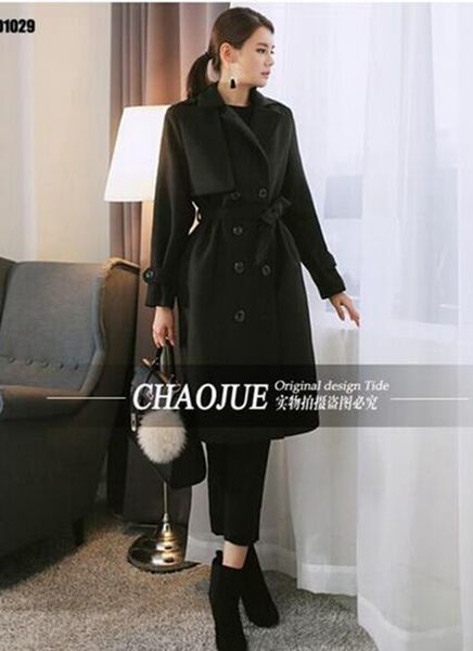 women temperament of the spring and autumn period and the style boutique high-end cashmere cloth trench coat / s-4xl, Black
women temperament of the spring and autumn period and the style boutique high-end cashmere cloth trench coat / s-4xl, Black