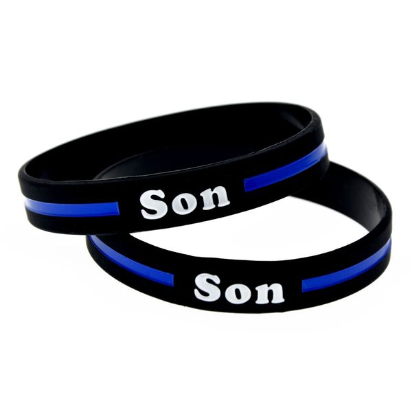 100pcs blue line son silicone rubber bracelet classic decoration ink filled logo size for promotion gift, Black
100pcs blue line son silicone rubber bracelet classic decoration ink filled logo size for promotion gift, Black