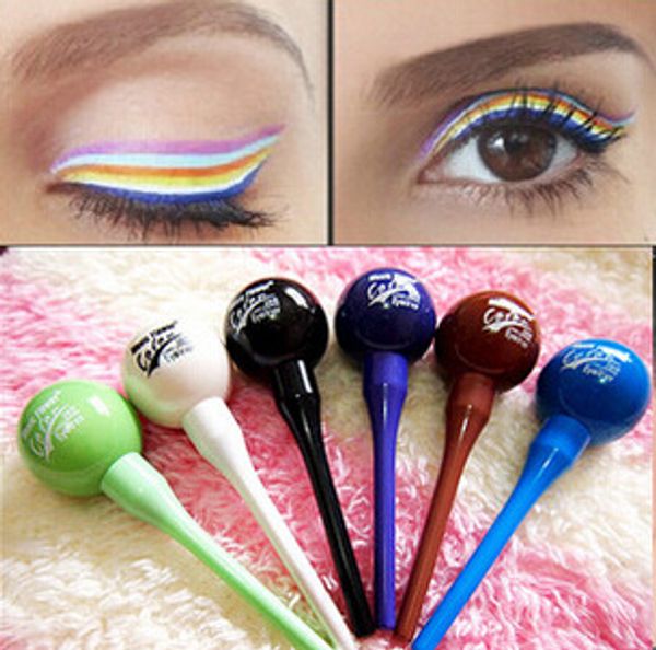 6 Colors Lollipop Shape Cosmetic Waterproof Liquid color Eyeliner Eye Liner Pencil Pen Makeup Eyeliner
6 Colors Lollipop Shape Cosmetic Waterproof Liquid color Eyeliner Eye Liner Pencil Pen Makeup Eyeliner