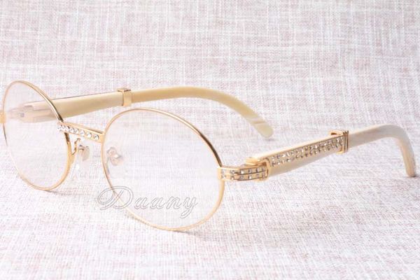 2019 new diamond round sunglasses cattle horn eyeglasses 7550178-a horns men and women sunglasses glasess eyewear size: 55-22-135mm, Silver
2019 new diamond round sunglasses cattle horn eyeglasses 7550178-a horns men and women sunglasses glasess eyewear size: 55-22-135mm, Silver