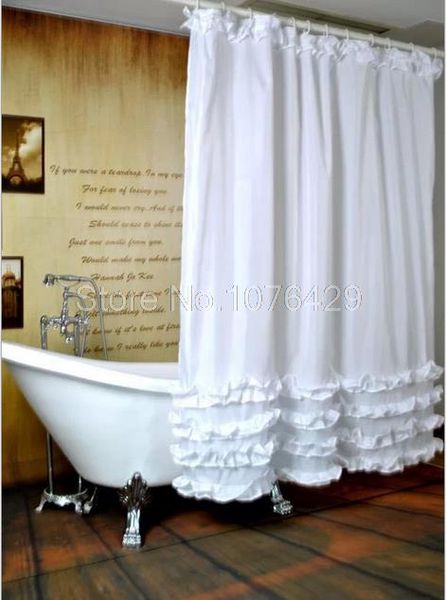 wholesale- shower curtain white ruffled princess dress design bathroom waterproof mildewproof polyester fabric with 72 inch +12 hooks
wholesale- shower curtain white ruffled princess dress design bathroom waterproof mildewproof polyester fabric with 72 inch +12 hooks