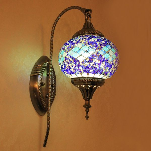 european-style bohemian mediterranean living room bedroom balcony bar bedside lamp mirror headlight mosaic wall lamp
european-style bohemian mediterranean living room bedroom balcony bar bedside lamp mirror headlight mosaic wall lamp