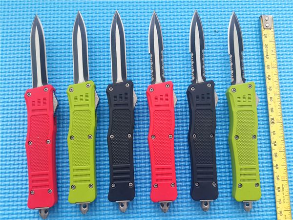 Cncostco Mini 616 small size A161 auto knife double edge plain / Serrated 440C steel Two-tone Double action custom knives A07 D07 C07
Cncostco Mini 616 small size A161 auto knife double edge plain / Serrated 440C steel Two-tone Double action custom knives A07 D07 C07