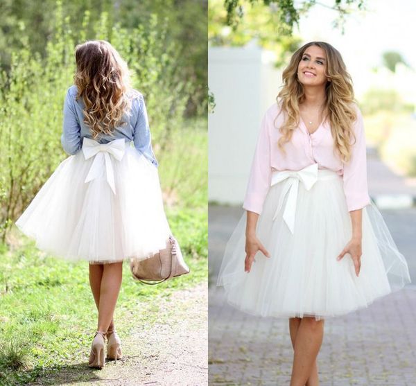 cute white tulle skirts with bow satin waist knee length puffy tutu midi skirts lovely girls short maxi skirts, Black
cute white tulle skirts with bow satin waist knee length puffy tutu midi skirts lovely girls short maxi skirts, Black