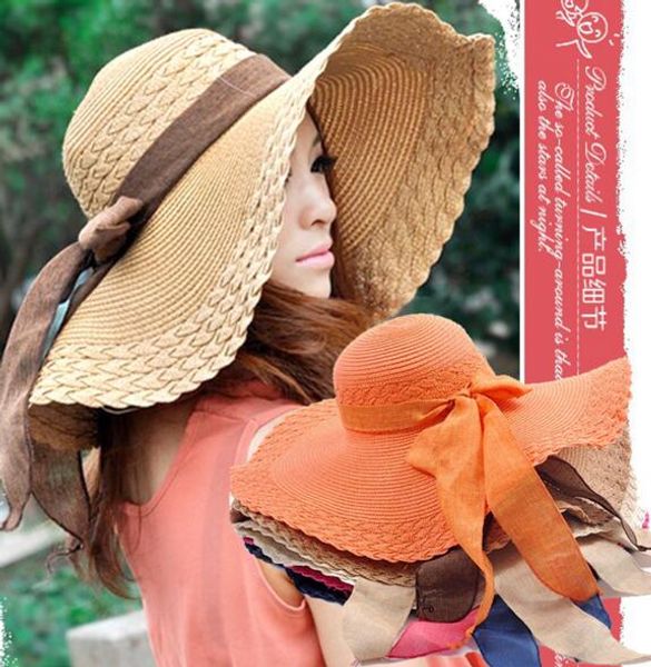 6 colors wide large floppy brim summer beach sun straw beach derby hat cap packable flexible 12pcs ing, Blue;gray
6 colors wide large floppy brim summer beach sun straw beach derby hat cap packable flexible 12pcs ing, Blue;gray