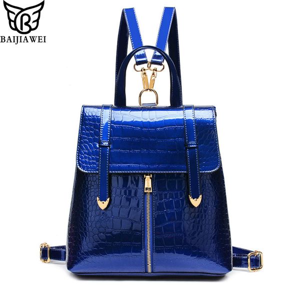 wholesale- baijiawei alligator grain design pu leather backpack for women school bags for girls female travel backpacks ladies shoulder bag
wholesale- baijiawei alligator grain design pu leather backpack for women school bags for girls female travel backpacks ladies shoulder bag